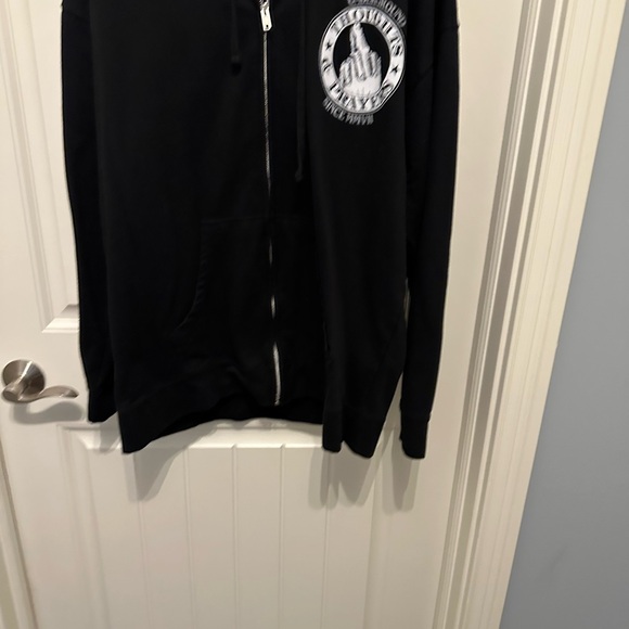 Black Novelty 2XL FULL Zip-Up Hoodie - Picture 6 of 6